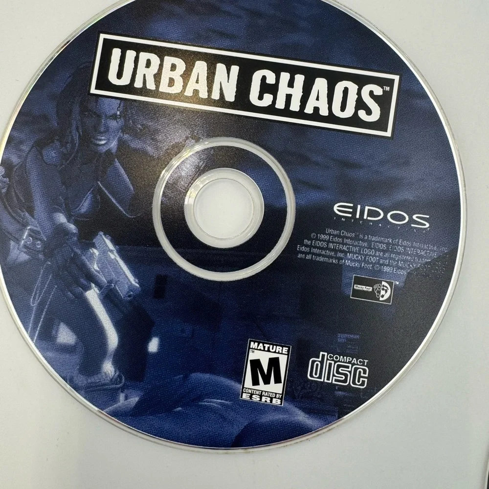 Urban Chaos PC‎ CD-ROM Big Box Complete 1999 Eidos Interactive Vintage